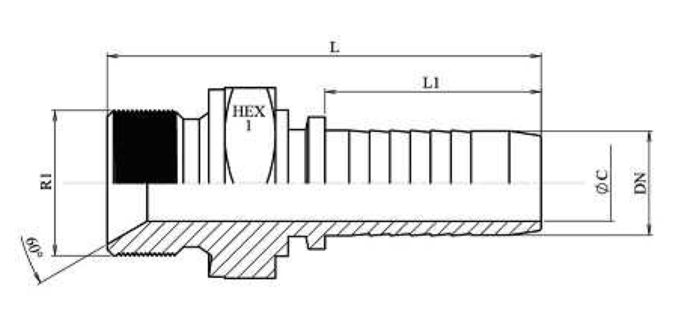 MASCHIO CILINDRICO GAS