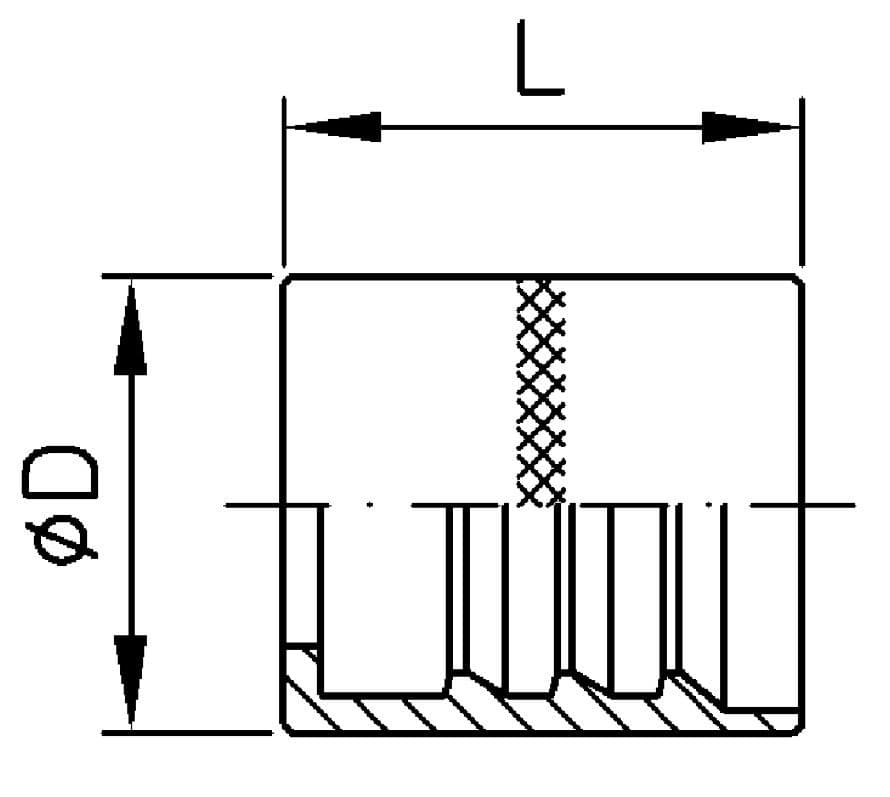 BOCCOLA R6/R7/R8/1TE