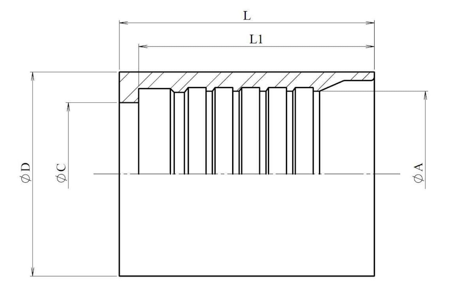 BOCCOLA 4SH INTERLOCK